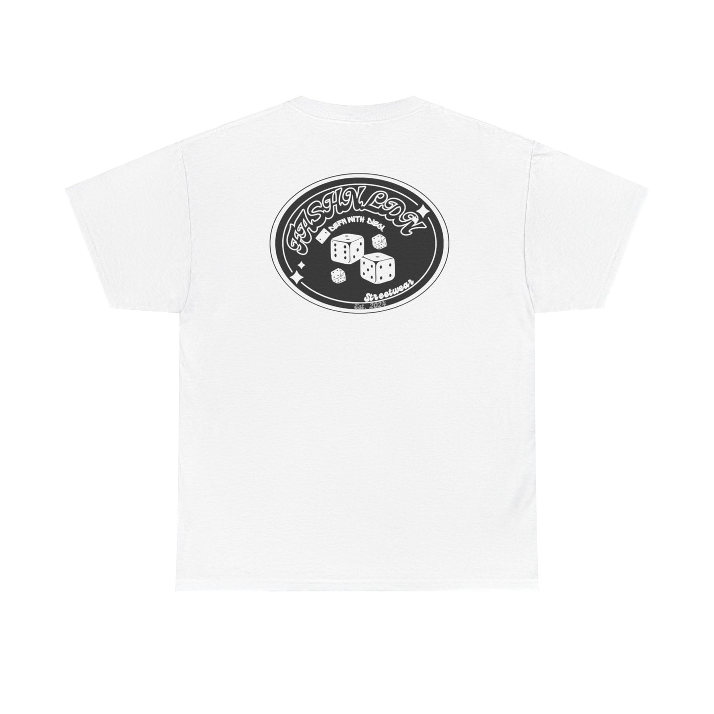 White double side fashn.ldn T-shirt