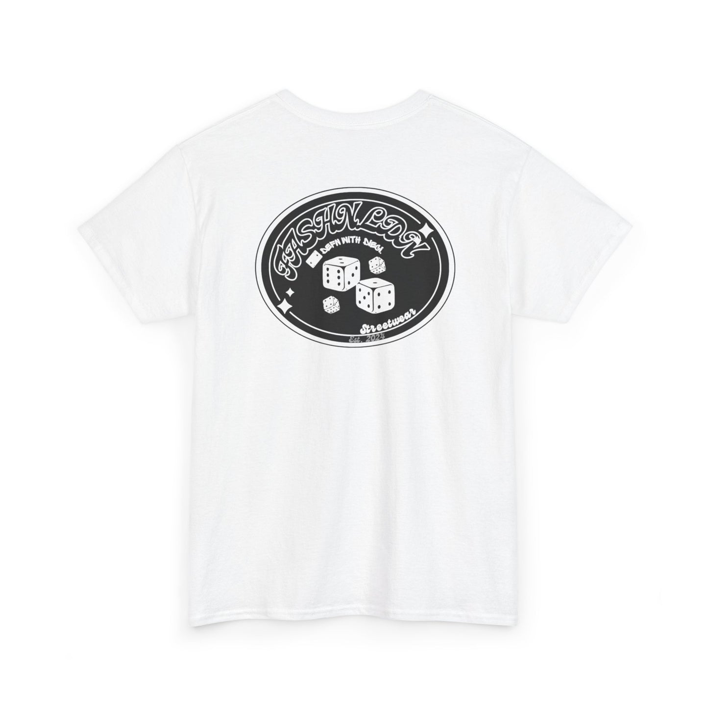 White double side fashn.ldn T-shirt